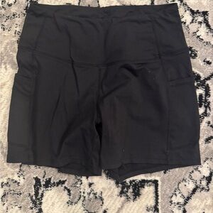 Women's Black Workout Shorts
